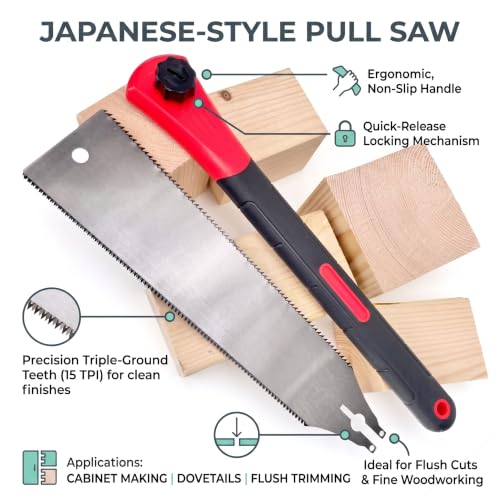 Japanese Double Edge Pull Saw 25.5 Inch - Le Tout & Co.