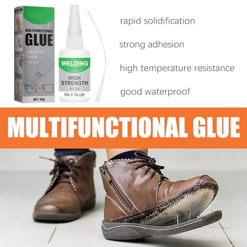 Extensivek Ex01 Glue,Welding High-Strength Oily Glue,Universal Super Glue Gel,Instant Bonding,Strong Adhesion (2PCS) - color: 2PCS