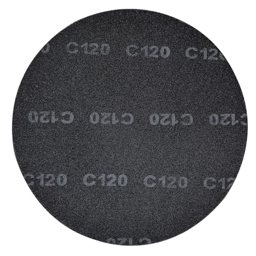 9” Sanding Screen Discs, Black Silicon Carbide Mesh Floor Sanding Screen for Wood Floors, Epoxy Maintenance, 120 Grit, 10-Pack - style: 120#