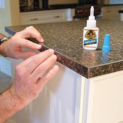 Gorilla Super Glue, All Purpose and Fast Setting, Clear, 20 g - size: 20g