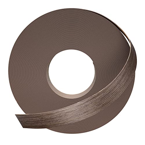 GSCIT Club Walnut Edge Banding, 1/2 inch x 500ft roll of Veneer Edge Banding Pre-glued Flexible, Wood Tape for Cabinet Repair and Furniture - color: S-Walnut, size: 1/2"x 500ft