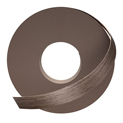 GSCIT Club Walnut Edge Banding, 1/2 inch x 500ft roll of Veneer Edge Banding Pre-glued Flexible, Wood Tape for Cabinet Repair and Furniture - color: S-Walnut, size: 1/2"x 500ft