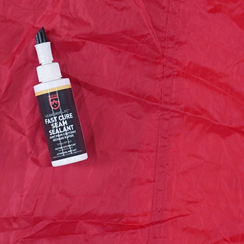 GEAR AID Seam Grip FC Fast Cure Sealant for Sealing Seams on Tents, Rainflies, Shelters, Awnings, Tarps and Pop-ups Made of Nylon, Vinyl, Clear, 2 fl oz, 2 Pack - style: 2 fl oz - 2 Pack