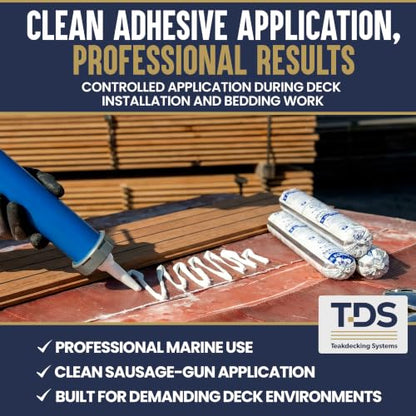 Teakdecking Systems (TDS) MPS-4000 Marine Adhesive Sealant 20oz Sausage