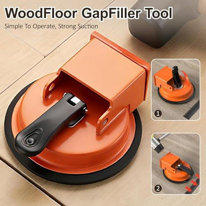 Floor Gap Fixer Tool, 2026 Upgraded Heavy Duty Suction Cup, Adjustable Height Setter, Leveling Tool for Wood, Laminate, Tile, Vinyl Floor Gap Repair Tools