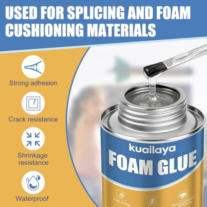120ml Foam Glue, Foam Glue with Brush Cap, Foam Adhesive
