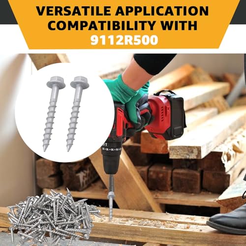 Joist Hanger Screws #9 x 1-1/2" Compatible with SD Connector Screws 200PCS - size: 200PCS