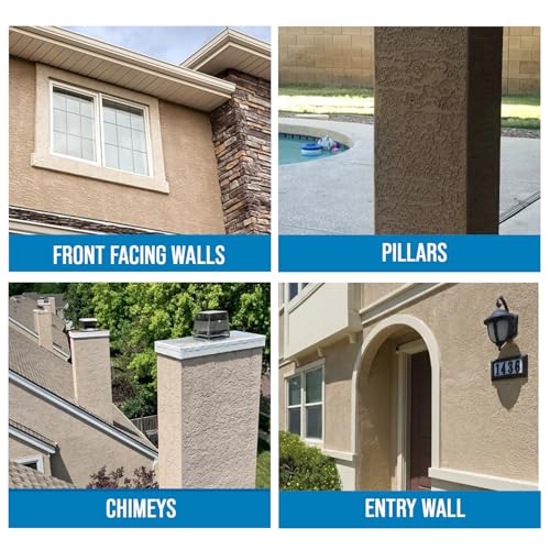 Rain Guard Water Sealers SP-7003 Stucco Sealer Concentrate Makes 5 Gallons - Clear Natural Finish - Deep Penetrating Water Repellent Protection For All Stucco Surfaces - Water-Based Silane/Siloxane - style: 32 fl oz (makes 5 Gallons)