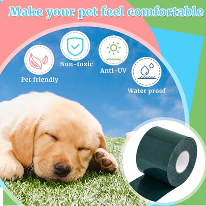 Gersoniel 1 Roll 6" X 33 ft Double Sided Turf Tape for Artificial Grass - size: 6" X 33 ft