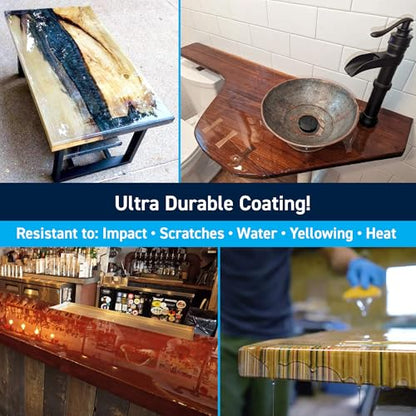 TotalBoat Table Top Epoxy Resin - 2 Quart Kit for Bars and Countertops