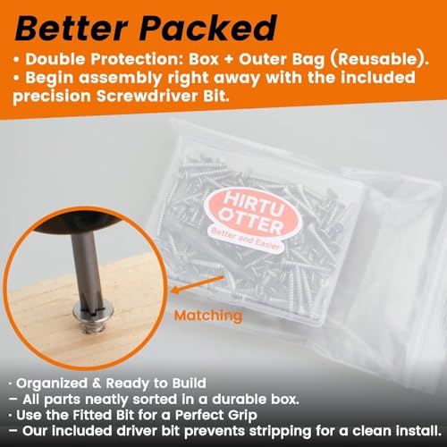 #2 x 1/4" (100 PCS) Stainless Steel Flat Self-Tapping Screws (ST2.2x6.5mm) - size: #2 x 1/4" (100 PCS)