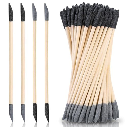 50PCS Sanding Sticks, Premium Double End Sanding Twigs, 120/280 Grit