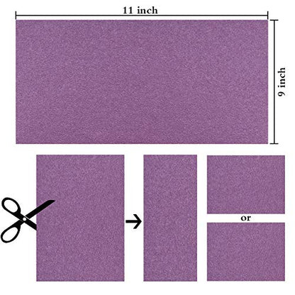 Sandpaper 60 Grit,Wet Dry Sanding Sheets,High Performance White Fused Alumina Abrasive Sand Paper for Wood Furniture Finishing,Metal Grinding,Automotive Polishing,9 x 11 Inch,10-Pack