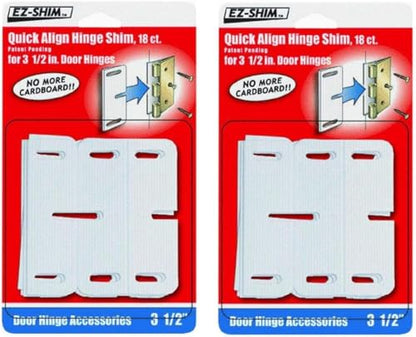 EZ-SHIM HS350BP 3.5" Hinge Shim (36 Pack) - size: 36 Count
