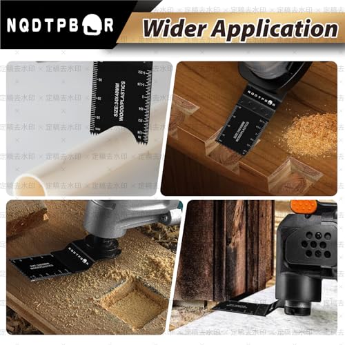 104 PCS Oscillating Saw Blades Professional Universal Wood Multitool Blades - size: 104PCS