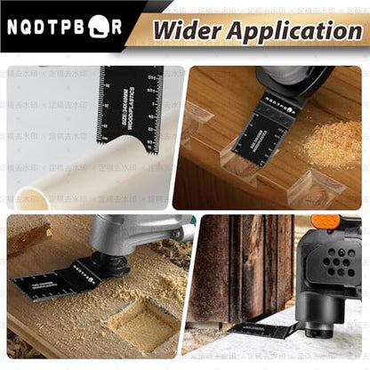 104 PCS Oscillating Saw Blades Professional Universal Wood Multitool Blades - size: 104PCS