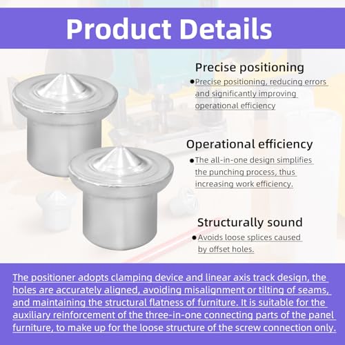 48Pcs Dowel and Tenon Center Transfer Plugs Doweling Centering Pins