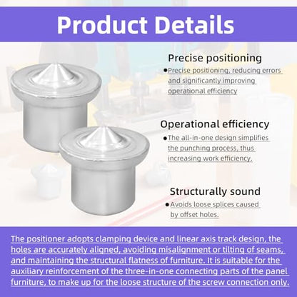48Pcs Dowel and Tenon Center Transfer Plugs Doweling Centering Pins