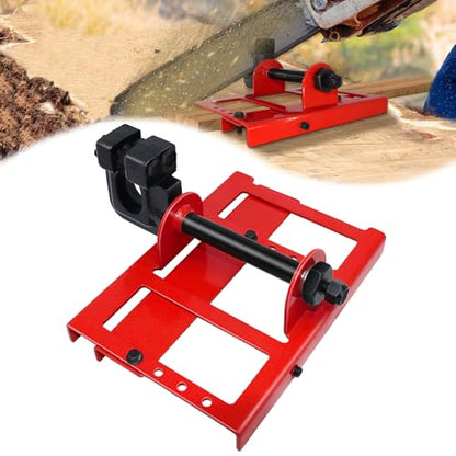 Zihvfzu Vertical Portable Chainsaw Wood Cutting Tool, Lumber Cutting Guide for Cutting Wooden Boards and Wood in Sawmill Factories (red) - color: Red
