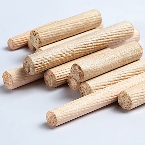 Medsuo 21PCS Wooden Dowels Assorted, Wood Pegs for Shelves, 1/4 5/16 3/8 in