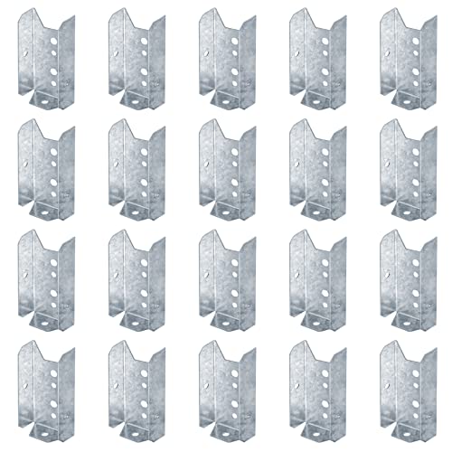 GBGS 20 Pack 2x4 Fence Rail Bracket for Wood