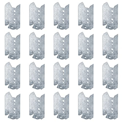 GBGS 20 Pack 2x4 Fence Rail Bracket for Wood