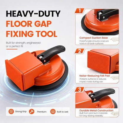 Floor Gap Fixer Tool 90° Suction Cup Floor Repair Markers Kit 12PCS