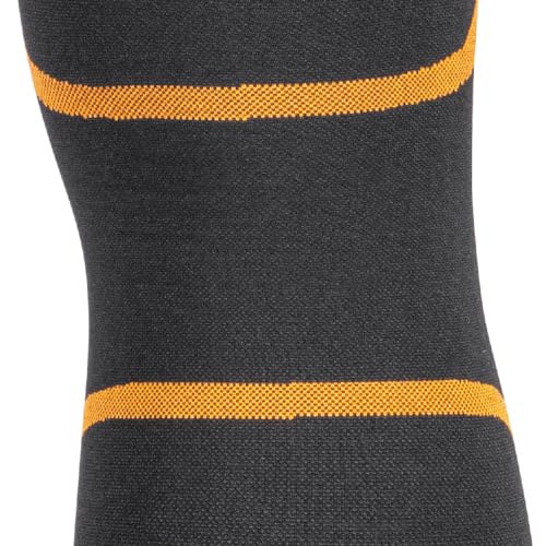 Klein Tools 60622 Knee Pad Compression Sleeve, Knee Support for Construction, Workers and Athletes, Black, S/M - style: S/M