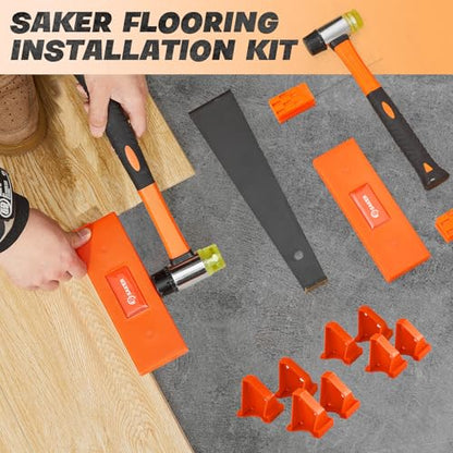 Saker Laminate Flooring Tools, 63-Piece Wood Flooring Installation Kit