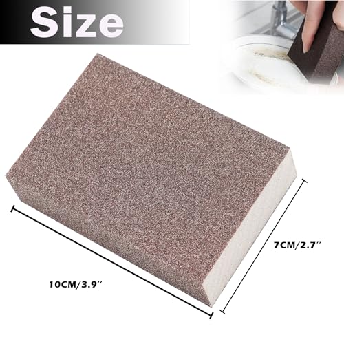 6Pcs Sanding Sponge 60 Grit Coarse Blocks for Metal Sanding Wood Sanding Brush Washable&Reusable N-G-001-60 - size: 60 Grit