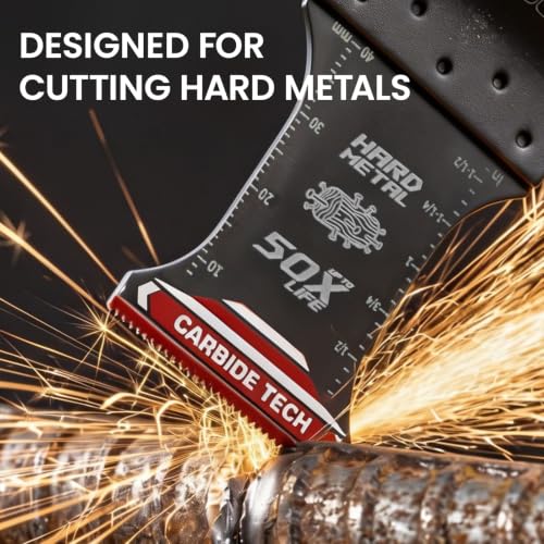 Carbide Oscillating Saw Blades 3-Pack, for Hard Material