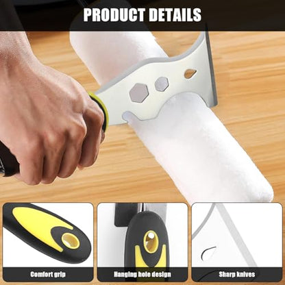 Stainless Steel 13-in-1 Paint Scraper Tool, Professional Multi Paint Tool - color: Sliver