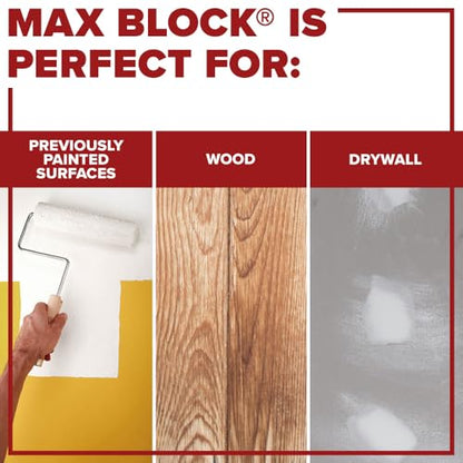 Insl-X Max Block Advanced Water-Based Stain Blocking Primer, Gallon - size: 1 Gallon