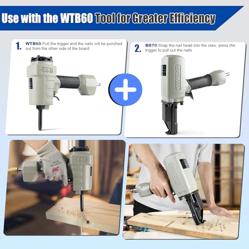 WOODPECKER BD70 Pneumatic Nail Puller Nail Remover Tool