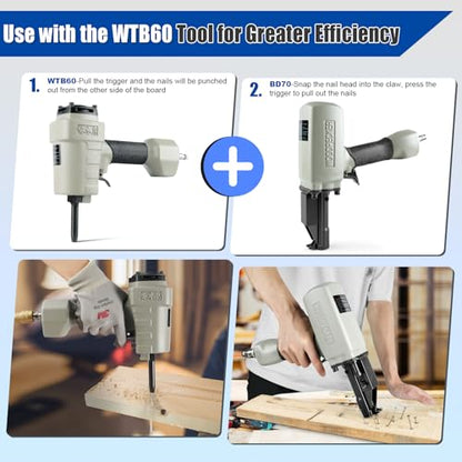 WOODPECKER BD70 Pneumatic Nail Puller Nail Remover Tool