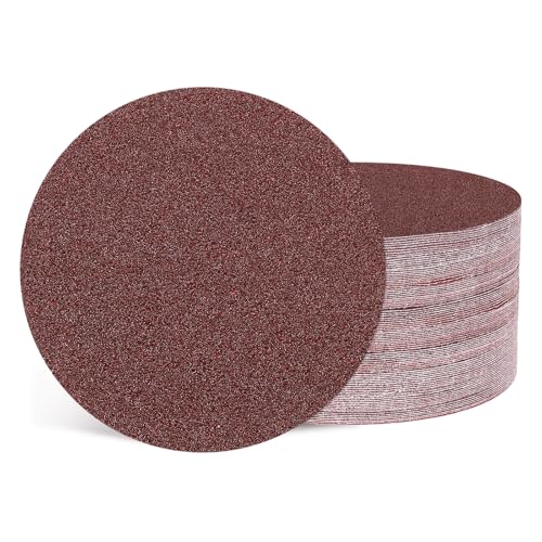 100Pcs Sanding Discs 3Inch 120Grit Hook and Loop Sandpapers Red - size: 3 Inch(120 Grit)