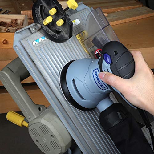 WORKPRO 80-Piece Sanding Disc Set,5-Inch 8-Hole Hook & Loop Sanding Discs,60,80,100,120,180,240,320,400 Grits Sandpaper for Random Orbital Sander(Not for Oscillating Tools or Mouse Sander),Pack of 12 - size: 80 Count (Pack of 12)