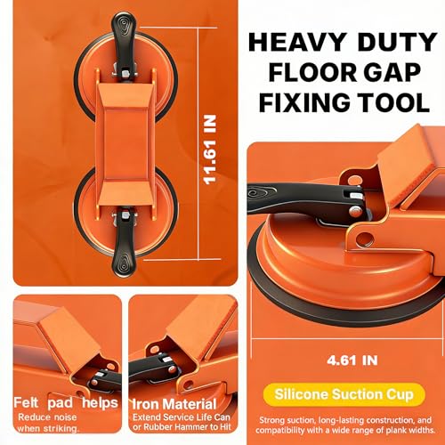 Floor Gap Repair Tool,Heavy Duty Floor Gap Fixer Suction Cup Tool
