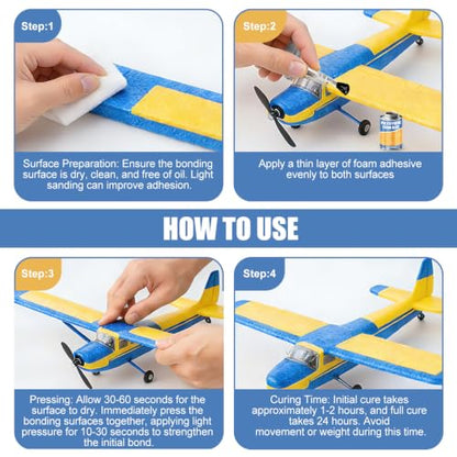 120ml Foam Glue, Foam Glue with Brush Cap, Foam Adhesive