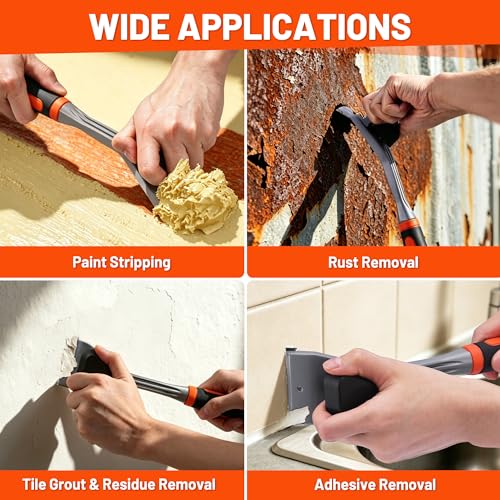 ValueMax 2-1/2" Carbide Scraper with Ergonomic Handle for Removal