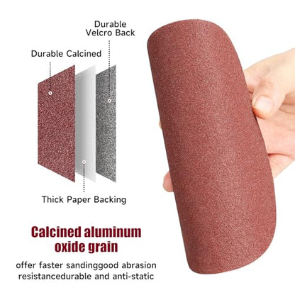 100PCS 6 Inch Sanding Discs 40 Grit Sandpaper for Orbital Sander - style: No Hole-Red
