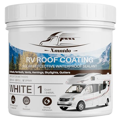 RV Roof Coating - White, 1 Quart (32oz) - size: 1 Quart
