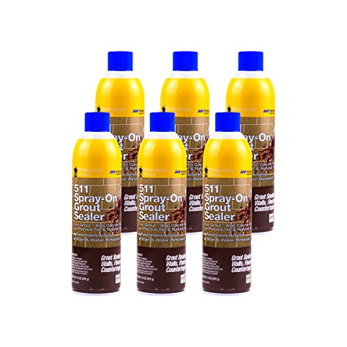 Miracle Sealants Grout Sealer Aerosol Spray, 15 oz, 6 Pack - size: 6 Pack