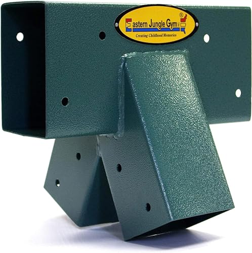 Eastern Jungle Gym Easy 1-2-3 90° A-Frame Swing Set Bracket, Green - style: 90° A-Frame Swing Set Bracket