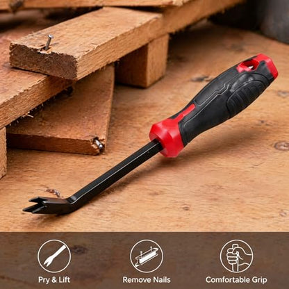 NEWHOOK Heavy Duty Staple Remover Tool for Upholstery, Carpet & Wood