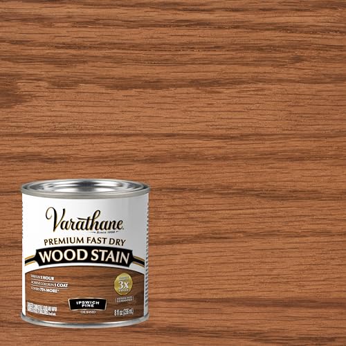 Varathane Premium Fast Dry Ipswich Pine Wood Stain - color: Ipswich Pine, size: 0.25 Quart (Pack of 1)