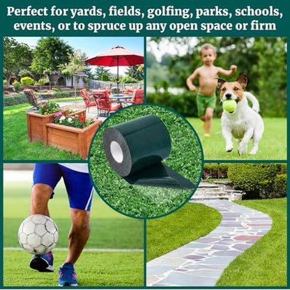 Gersoniel 1 Roll 6" X 33 ft Double Sided Turf Tape for Artificial Grass - size: 6" X 33 ft
