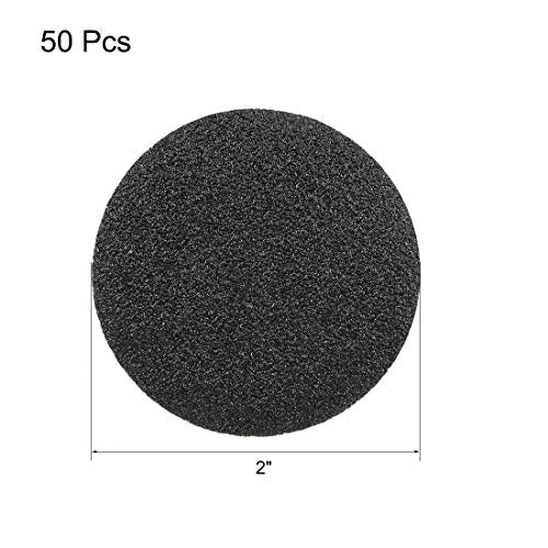 uxcell 2-Inch Hook and Loop Sanding Disc 80 Grit 50 Pcs - size: 80 Grit