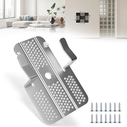 52 Pack Drywall Repair Clips,Easy Install Drywall Clip, Drywalls Patch Clip - color: Silver-52