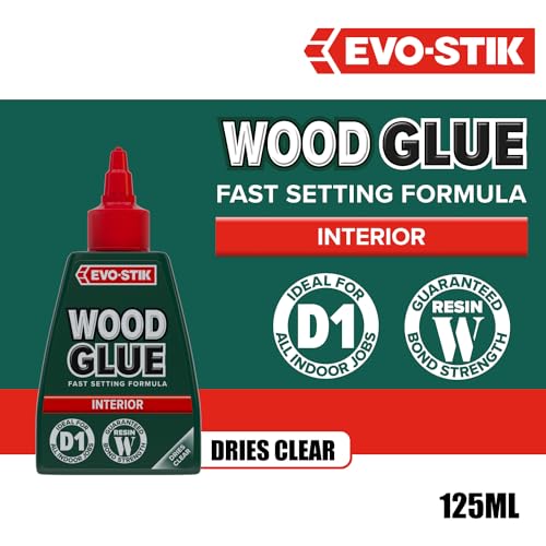EVO-STIK Wood Glue Clear - 125ml - Interior - Extra Strong - size: 125ML